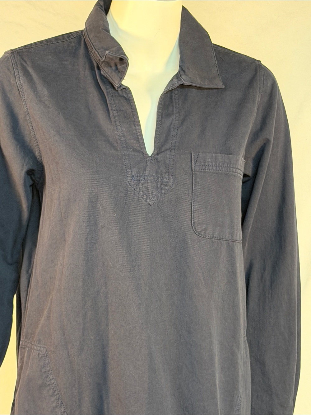 Lilla P Navy V-Neck Utility Tunic - Picture 4 of 11